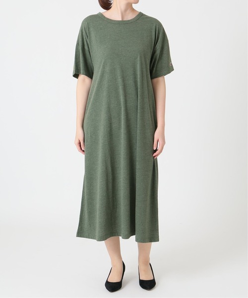 SLOBE IENA(スローブイエナ)の「【Champion/チャンピオン】SLOBE別注カットソーロングワンピース【洗濯機使用可(ネット使用)】◆(ワンピース・レディース・ホワイト/ブラック/ベージュ/パープル/グリーン・FREE)」の17枚目の写真