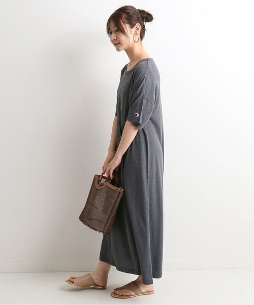 SLOBE IENA ワンピース セール】ワイドリブサイドボタンワンピース◇（ワンピース