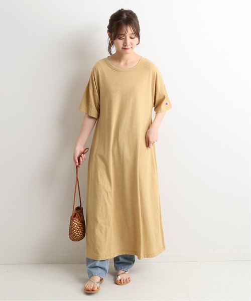 CHAMPION   IENA別注　スウェットフーディッドワンピース IENA - CHAMPION IENA別注 スウェットフーディッドワンピースの通販 by