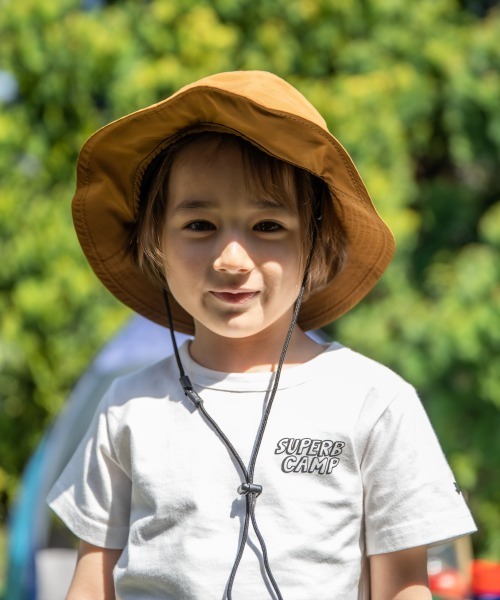 GLOBAL WORK(グローバルワーク)の「【キッズ】パッカブル虫よけHAT/870686(ハット・キッズ・ブルー/ベージュ/ピンク・LARGE/MEDIUM)」の2枚目の写真