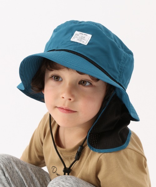 GLOBAL WORK(グローバルワーク)の「【キッズ】パッカブル虫よけHAT/870686(ハット・キッズ・ブルー/ベージュ/ピンク・LARGE/MEDIUM)」の4枚目の写真