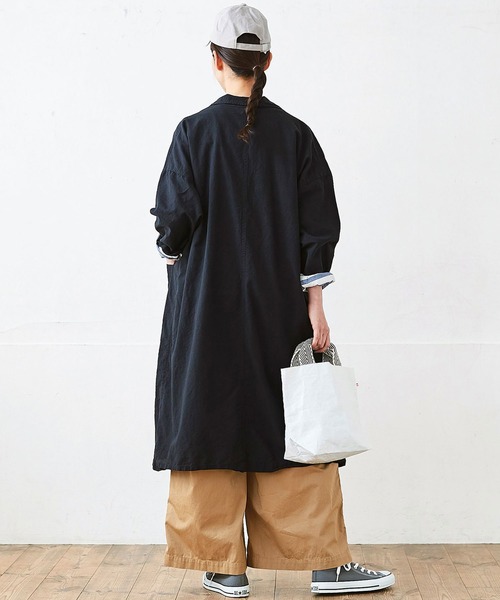 Sunny clouds(サニークラウズ)の「サニークラウズ 極薄コート(その他アウター・レディース・ベージュ/ブラック・MEDIUM/X-LARGE/XX-LARGE/NM/LARGE)」の6枚目の写真