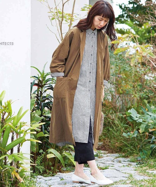 Sunny clouds(サニークラウズ)の「サニークラウズ 極薄コート(その他アウター・レディース・ベージュ/ブラック・MEDIUM/X-LARGE/XX-LARGE/NM/LARGE)」の14枚目の写真