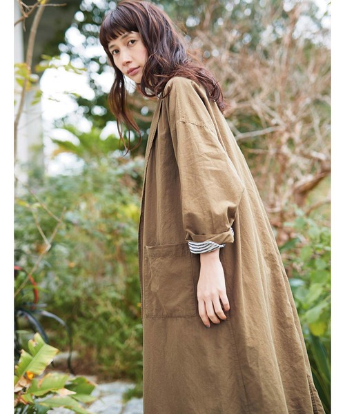 Sunny clouds(サニークラウズ)の「サニークラウズ 極薄コート(その他アウター・レディース・ベージュ/ブラック・MEDIUM/X-LARGE/XX-LARGE/NM/LARGE)」の7枚目の写真