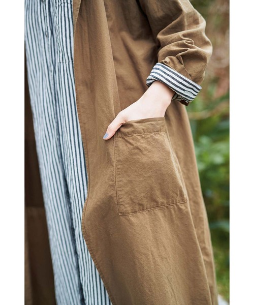 Sunny clouds(サニークラウズ)の「サニークラウズ 極薄コート(その他アウター・レディース・ベージュ/ブラック・MEDIUM/X-LARGE/XX-LARGE/NM/LARGE)」の12枚目の写真