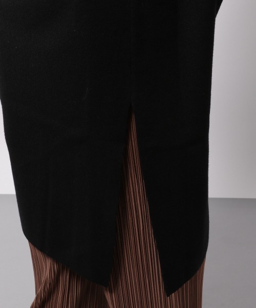 PAGEBOY（ページボーイ）の「アウトリンキングハイネックニットワンピース（ワンピース・レディース・ブラック/ダークブラウン/オフホワイト/ライラック・FREE）」の16枚目の写真