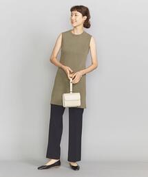 BEAUTY&YOUTH UNITED ARROWS | BY コットンリブピグメントノースリーブカットソー(Tシャツ/カットソー)