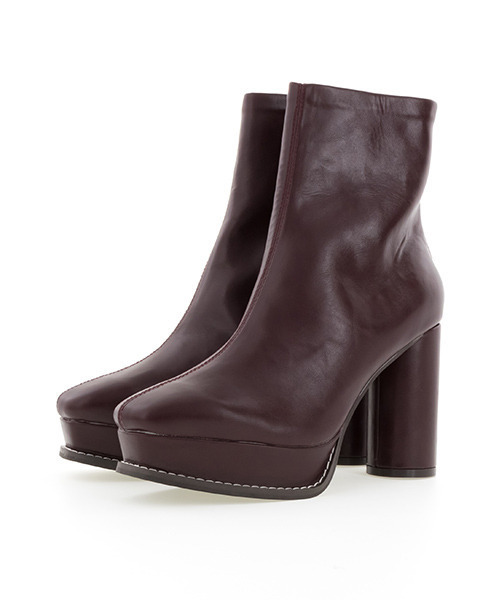 RANDA（ランダ）の「ストレスフリー/ストレッチステッチピースショートブーツ（ブーツ・レディース・ダークブラウン/ブラック/ワイン・S/M/L/LL）」の18枚目の写真