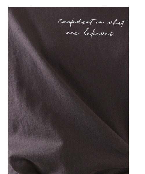 LOWRYS FARM(ローリーズファーム)の「フォトロンT 897587(Tシャツ/カットソー・レディース・チャコールグレー/ホワイト/ホワイト系その他・FREE)」の22枚目の写真