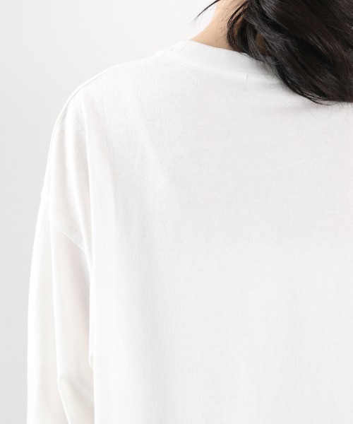 LOWRYS FARM(ローリーズファーム)の「フォトロンT 897587(Tシャツ/カットソー・レディース・チャコールグレー/ホワイト/ホワイト系その他・FREE)」の10枚目の写真