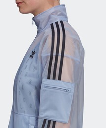 【レア】メッシュ　アディダス　トラックジャケット　クロシェ　メッシュ　ジャージ adidas - 新品 アディダス 青Lシースルー ジャケット トラック
