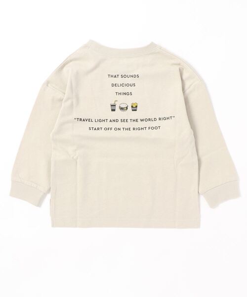 GLOBAL WORK（グローバルワーク）の「【キッズ】ヘビロッTEE/グラフィック/894485（Tシャツ/カットソー・キッズ・グレイッシュベージュ/ブラック/ホワイト/カーキ/ブラック系その他/ピンク系その他3・110cm/100cm/140cm/130cm/120cm）」の8枚目の写真