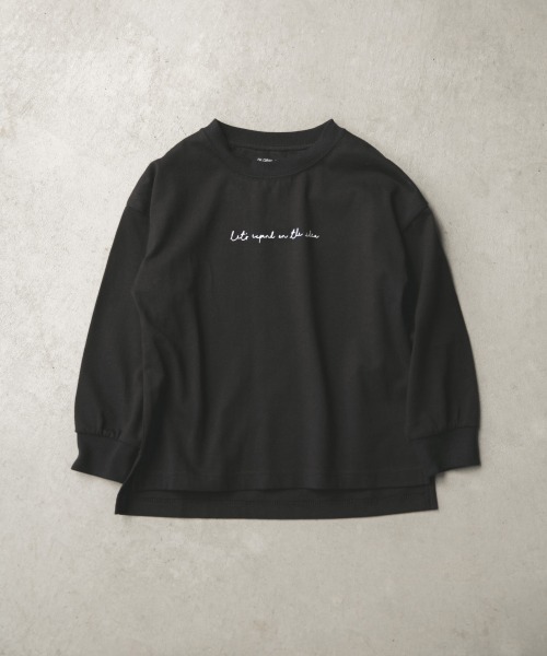 GLOBAL WORK（グローバルワーク）の「【キッズ】ヘビロッTEE/グラフィック/894485（Tシャツ/カットソー・キッズ・グレイッシュベージュ/ブラック/ホワイト/カーキ/ブラック系その他/ピンク系その他3・110cm/100cm/140cm/130cm/120cm）」の4枚目の写真