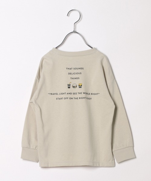 GLOBAL WORK（グローバルワーク）の「【キッズ】ヘビロッTEE/グラフィック/894485（Tシャツ/カットソー・キッズ・グレイッシュベージュ/ブラック/ホワイト/カーキ/ブラック系その他/ピンク系その他3・110cm/100cm/140cm/130cm/120cm）」の14枚目の写真