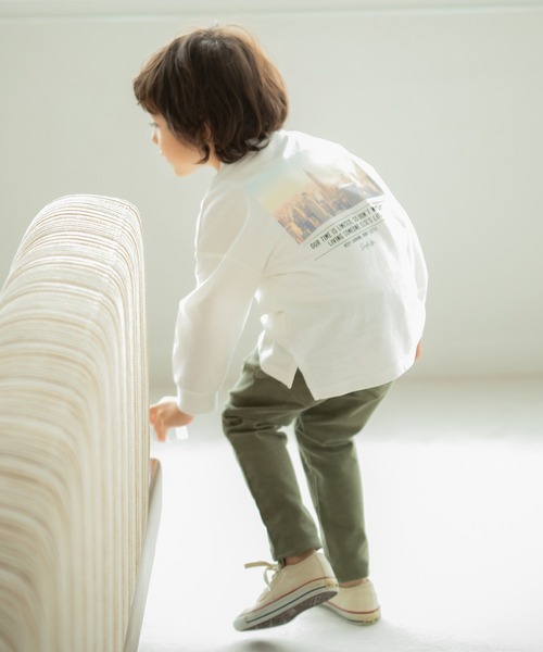 GLOBAL WORK（グローバルワーク）の「【キッズ】ヘビロッTEE/グラフィック/894485（Tシャツ/カットソー・キッズ・グレイッシュベージュ/ブラック/ホワイト/カーキ/ブラック系その他/ピンク系その他3・110cm/100cm/140cm/130cm/120cm）」の9枚目の写真