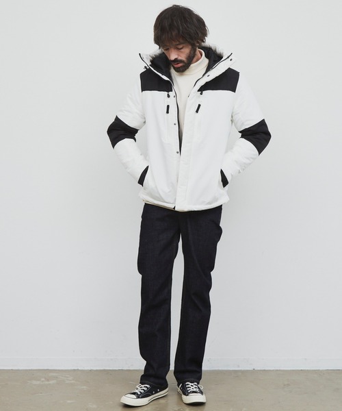 YARD PLUS（ヤードプリュス）の「YARD PLUS 切り換えボリュームジャケット（ブルゾン・メンズ・ブラック/ホワイト/ベージュ/カーキ・LARGE/MEDIUM）」の12枚目の写真