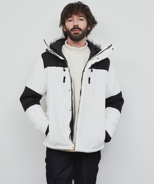 YARD PLUS（ヤードプリュス）の「YARD PLUS 切り換えボリュームジャケット（ブルゾン・メンズ・ブラック/ホワイト/ベージュ/カーキ・LARGE/MEDIUM）」の14枚目の写真