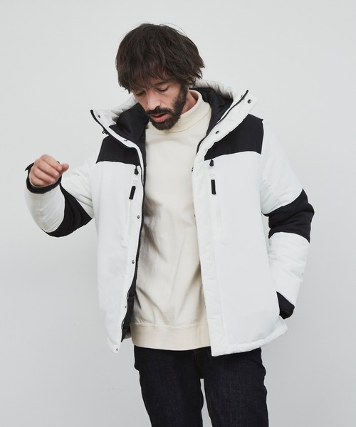 YARD PLUS（ヤードプリュス）の「YARD PLUS 切り換えボリュームジャケット（ブルゾン・メンズ・ブラック/ホワイト/ベージュ/カーキ・LARGE/MEDIUM）」の15枚目の写真