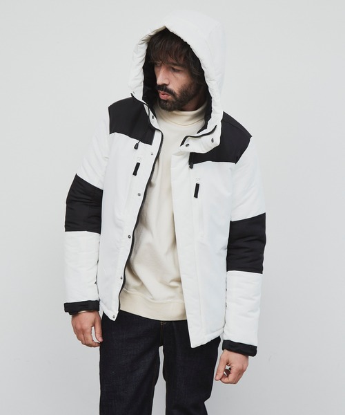 YARD PLUS（ヤードプリュス）の「YARD PLUS 切り換えボリュームジャケット（ブルゾン・メンズ・ブラック/ホワイト/ベージュ/カーキ・LARGE/MEDIUM）」の22枚目の写真