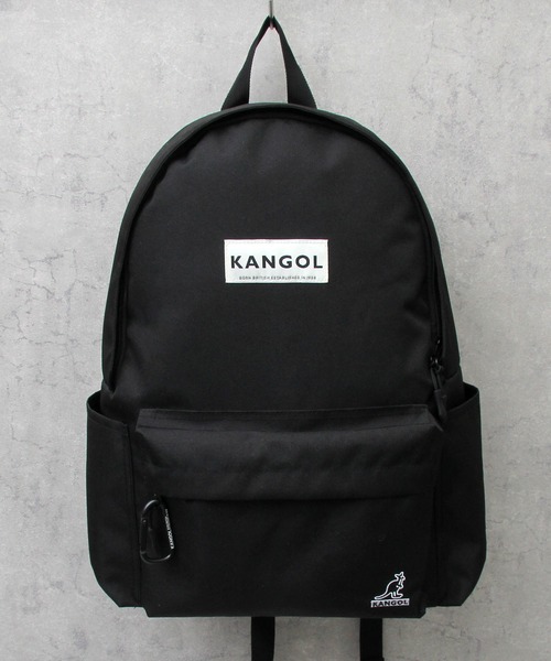 KANGOL（カンゴール）の「カラビナ付き スタンダード デイパック（バックパック/リュック・メンズ・ブラック・FREE）」の19枚目の写真