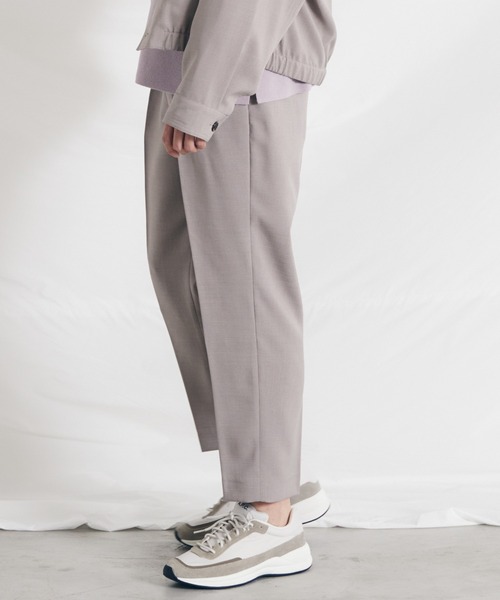 WYM LIDNM（ウィム バイ リドム）の「PE SLOW TAPERED SLACKS（スラックス・メンズ・ブラック/ベージュ/ブルー系その他/パープル系その他・S/M/L）」の17枚目の写真