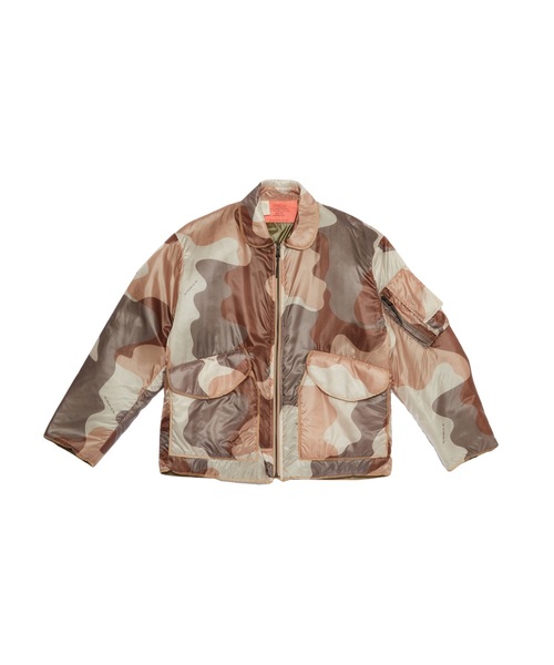N.HOOLYWOOD(N.ハリウッド)の「SPRING2021 REVERSIBLE FLIGHT JACKET(ミリタリージャケット・メンズ・ベージュ/グレー・36/38)」の1枚目の写真