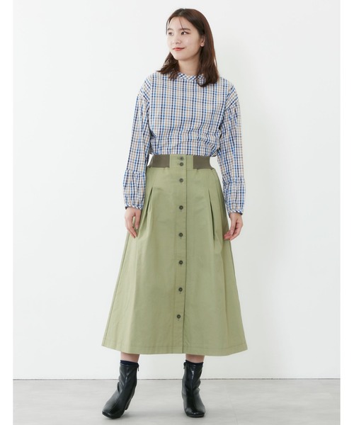 POU DOU DOU(プードゥドゥ)の「ロールネックブラウス(シャツ/ブラウス・レディース・オフホワイト/イエロー/ブルー・3)」の9枚目の写真