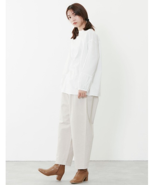 POU DOU DOU(プードゥドゥ)の「ロールネックブラウス(シャツ/ブラウス・レディース・オフホワイト/イエロー/ブルー・3)」の15枚目の写真