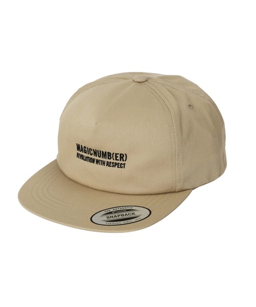 MAGIC NUMBER（マジック ナンバー）の「【MAGIC NUMBER】WEEKENDER　CAP（キャップ・メンズ・ブラック/ベージュ/オレンジ/サックスブルー/ゴールド・FREE）」の2枚目の写真