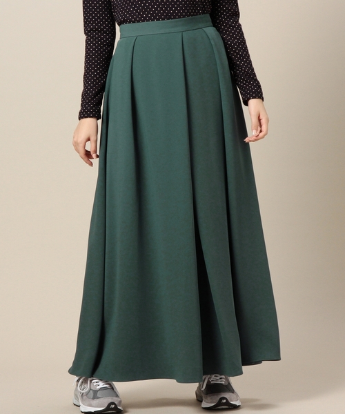 BEAUTY&YOUTH UNITED ARROWS（ビューティーアンドユースユナイテッドアローズ）の「BYTF ダブルサテンマキシスカート ◆（スカート・レディース・コバルトブルー/ブラック・MEDIUM/SMALL）」の2枚目の写真