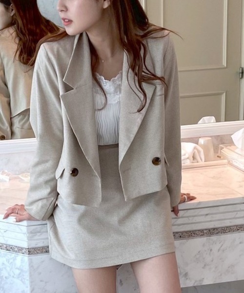 Heather（ヘザー）の「あいねねアソートショートジャケット 940040