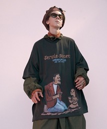 L.H.P | UMAMIISIM/ウマミイズム/フランケンシュタイン＆少女プリント半袖Tシャツ(Tシャツ/カットソー)