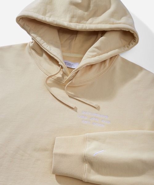 Saturdays NYC（サタデーズ ニューヨークシティ ）の「Ditch International Hoodie（パーカー・メンズ・グレー/ベージュ/ブラック・XL/X-SMALL/S/L/M）」の5枚目の写真