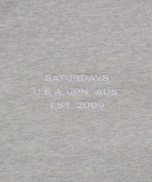 Saturdays NYC（サタデーズ ニューヨークシティ ）の「Ditch International Hoodie（パーカー・メンズ・グレー/ベージュ/ブラック・XL/X-SMALL/S/L/M）」の7枚目の写真