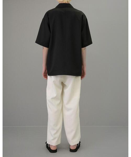 MONKEY TIME（モンキータイム）の「＜monkey time＞ PE KRSY COVERALL SSL/カバーオールシャツ（シャツ/ブラウス・メンズ・ブラック/ベージュ・S/M/L/XL）」の6枚目の写真