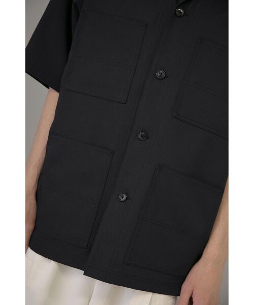 MONKEY TIME（モンキータイム）の「＜monkey time＞ PE KRSY COVERALL SSL/カバーオールシャツ（シャツ/ブラウス・メンズ・ブラック/ベージュ・S/M/L/XL）」の7枚目の写真