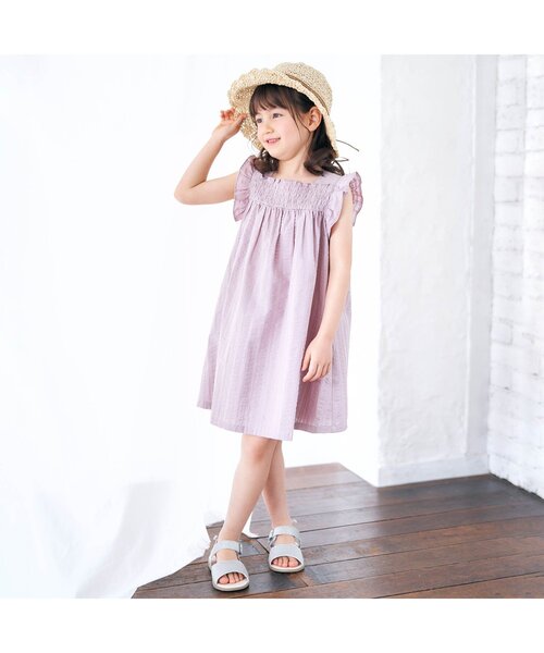 apres les cours（アプレレクール）の「折りたたみハット（ハット・キッズ・ブラウン/アイボリー・50/54/58）」の6枚目の写真