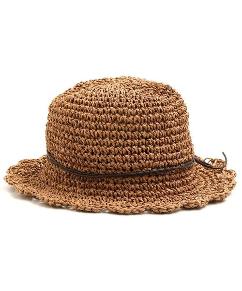 apres les cours（アプレレクール）の「折りたたみハット（ハット・キッズ・ブラウン/アイボリー・50/54/58）」の11枚目の写真