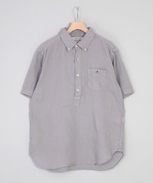 OMNIGOD | [OMNIGOD mens / オムニゴッド] リネンキャンバス ショートスリーブプルオーバーBDシャツ(シャツ/ブラウス)