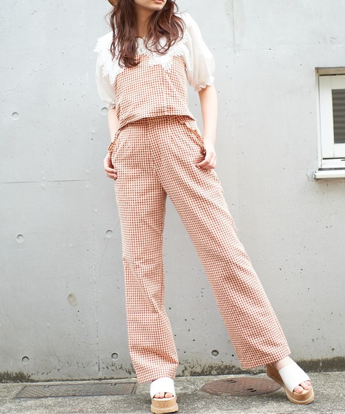 OLIVE des OLIVE（オリーブデオリーブ）の「【セットアップ対応/S/Mサイズ】ズキュン！セットアップゆるパンツ（その他パンツ・レディース・アイボリー/ブラック系その他/レッド系その他/ブルー系その他・SMALL/MEDIUM）」の12枚目の写真