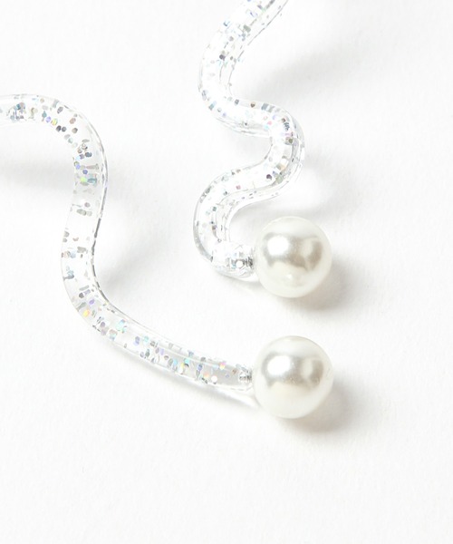 Heather（ヘザー）の「アクリルパールイヤー　948131（ピアス（両耳用）・レディース・クリア/シルバー系その他・ONESIZE）」の5枚目の写真