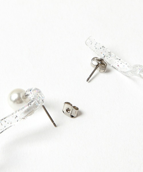 Heather（ヘザー）の「アクリルパールイヤー　948131（ピアス（両耳用）・レディース・クリア/シルバー系その他・ONESIZE）」の9枚目の写真