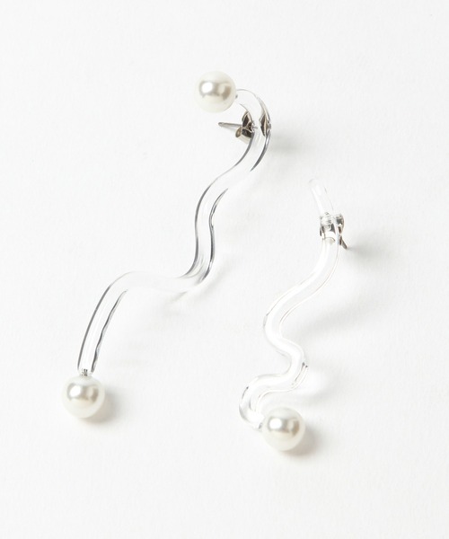 Heather（ヘザー）の「アクリルパールイヤー　948131（ピアス（両耳用）・レディース・クリア/シルバー系その他・ONESIZE）」の12枚目の写真