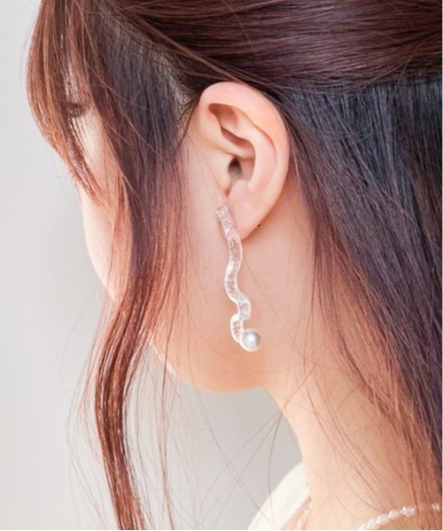 Heather（ヘザー）の「アクリルパールイヤー　948131（ピアス（両耳用）・レディース・クリア/シルバー系その他・ONESIZE）」の11枚目の写真