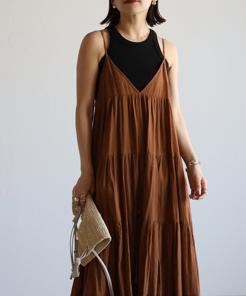大人気✨ マーレット ソリマン ティアード ボリューム ワンピース インド製 綿 楽天市場】Merlette マーレット SOLIMAN MIDI 185N18L