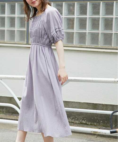 セール Web限定 後リボンシャーリングワンピース ワンピース Olive Des Olive オリーブデオリーブ のファッション通販 Zozotown