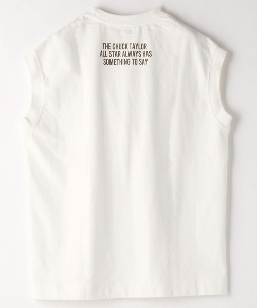 CONVERSE（コンバース）の「CONVERSEフレンチスリーブTシャツ（Tシャツ/カットソー・レディース・ダークブラウン/ホワイト/ブラック・FREE）」の20枚目の写真