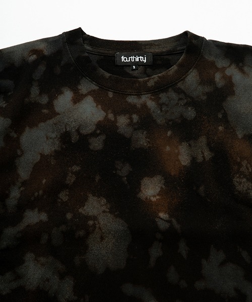 430（フォーサーティ）の「【430】YD TIEDYE L/S TEE（Tシャツ/カットソー・メンズ・ライトブラウン/パープル/グレー系その他/ブラック×グレー/ブラック×ホワイト・2/1/3）」の7枚目の写真