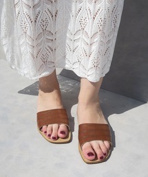 Sonia C | スクエアスライドサンダル(サンダル)