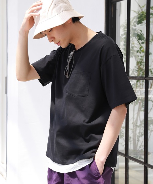 LAKOLE（ラコレ）の「【2点SET】タンクセットTシャツ / 947652（Tシャツ/カットソー・メンズ・グレー/ブラック/ラベンダー/ベージュ・MEDIUM/X-LARGE/LARGE）」の2枚目の写真